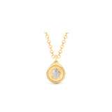 HARAKH 18 Karat Gold Colorless Diamond Clarity Drop of JOY Pendant Necklace