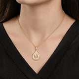 HARAKH Protection Colorless Diamond Drops of JOY – Clip-Lock Pendant I GIA Jewelry Report