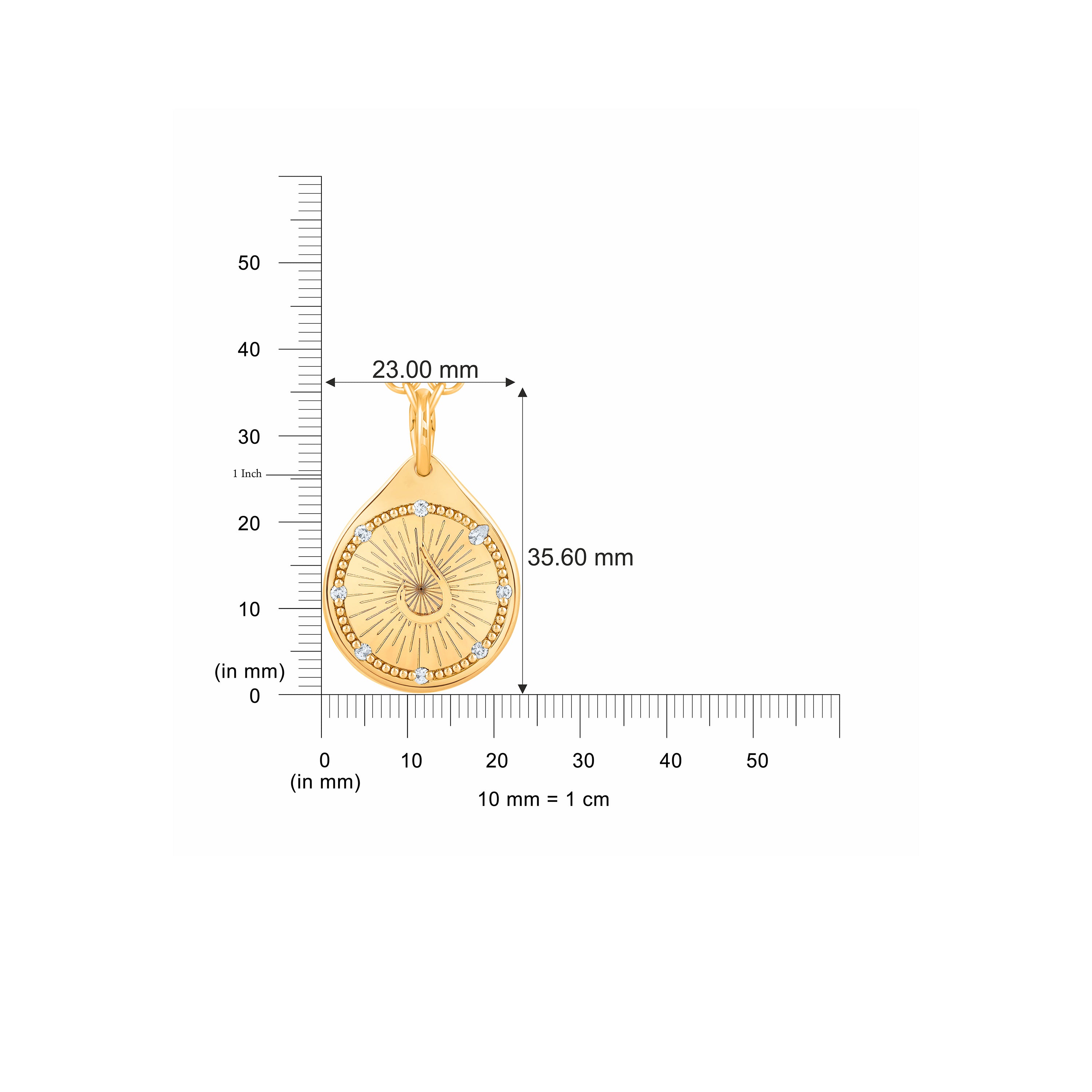 HARAKH Bliss Drops of JOY Colorless Diamond-Encrusted Pendant | GIA Jewelry Report