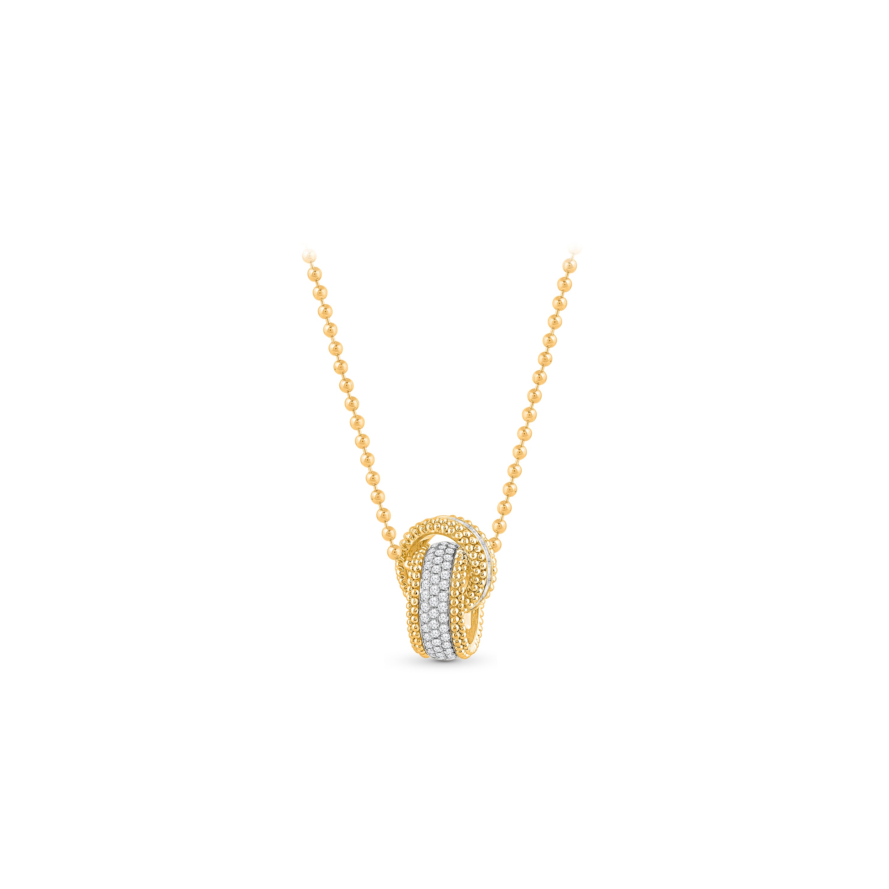 HARAKH 18 Karat Gold Colorless Diamond Sunlight Necklace