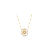 HARAKH 18 Karat Gold Colorless Diamond Sunlight Necklace