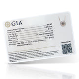 HARAKH Sunlight Sunbeam Colorless Diamond Pendant | GIA Jewelry Report
