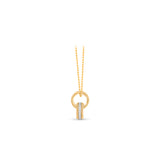HARAKH 18 Karat Yellow Gold Double Twist sunlight Collection Pendant