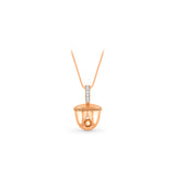 HARAKH Ghunghroo Melodic Bell Colorless Diamond Charm Pendant | Clip-On Convertible Design