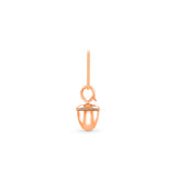 HARAKH Ghunghroo Melodic Bell Colorless Diamond Charm Pendant | Clip-On Convertible Design