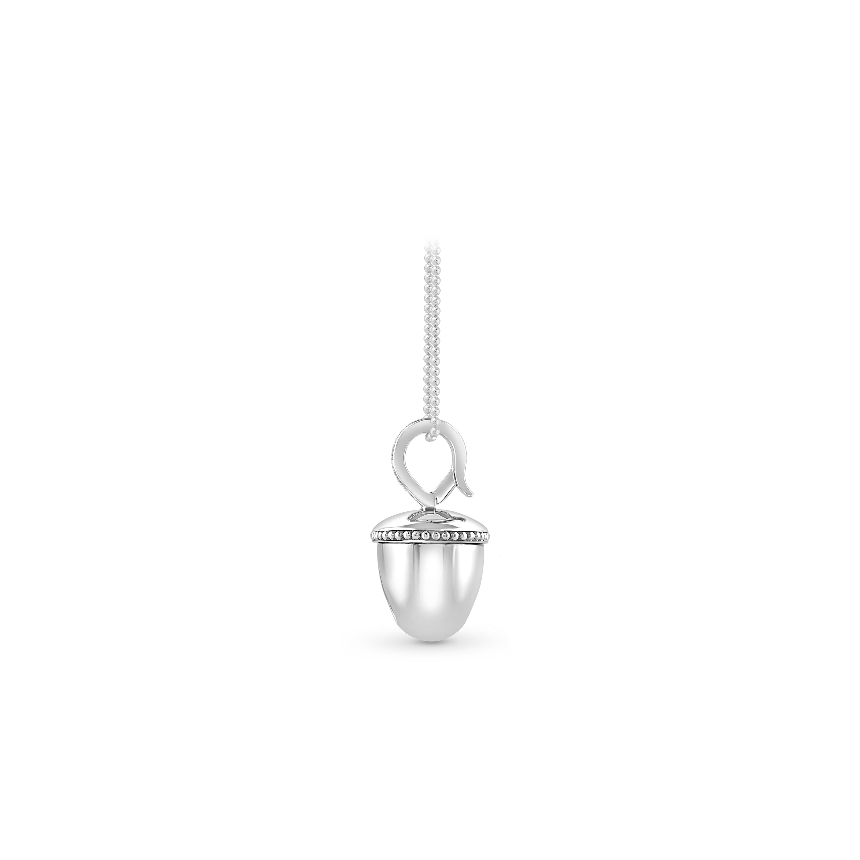 HARAKH Ghunghroo Melodic Bell Colorless Diamond Charm Pendant | Clip-On Convertible Design
