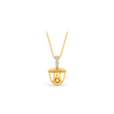 HARAKH Ghunghroo Melodic Bell Colorless Diamond Charm Pendant – GIA Jewelry Report | Clip-On Convertible Design