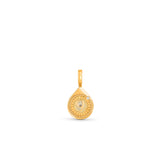 HARAKH Serendipity  "Drops of JOY" Charm-Pendant in 18K Gold with Colorless Diamonds