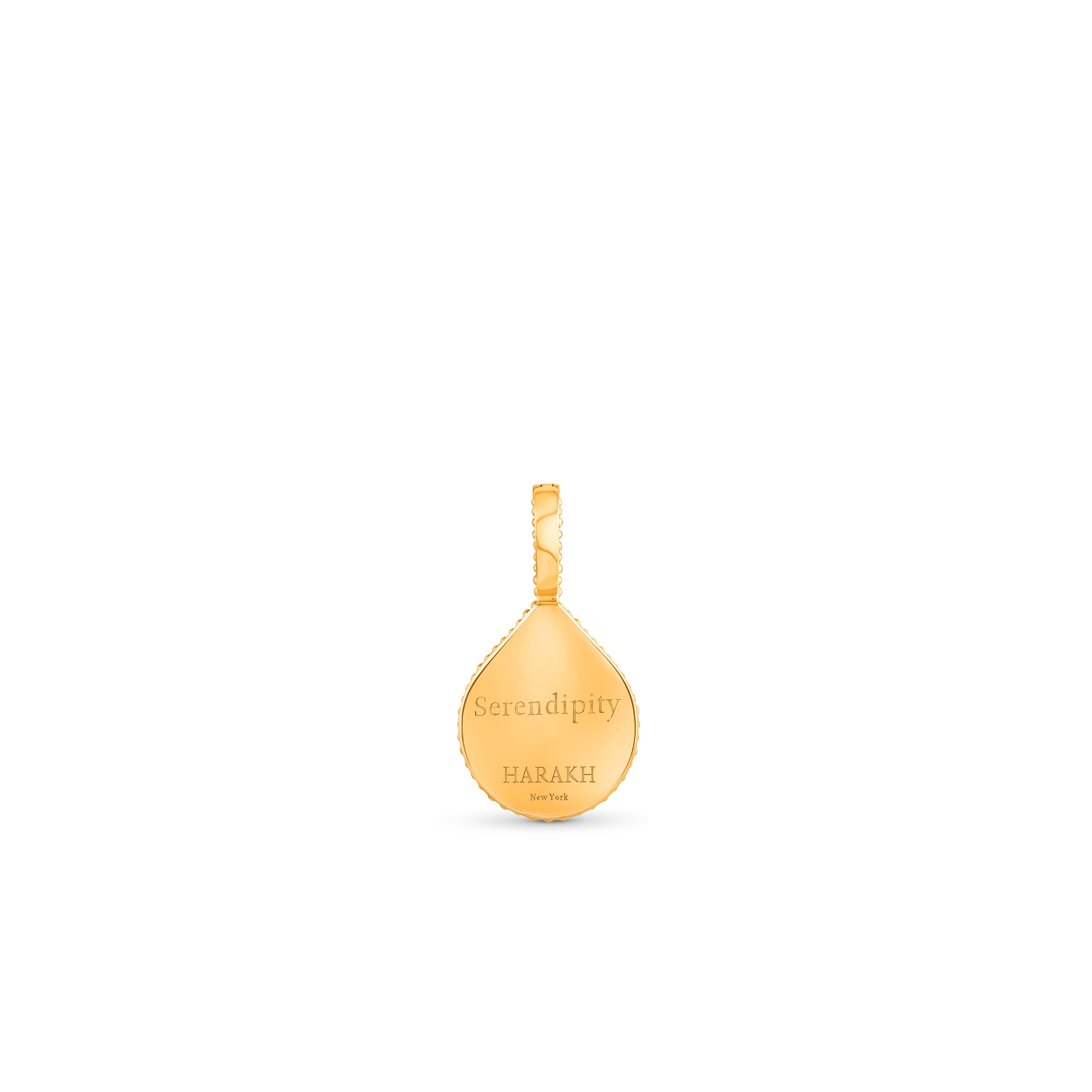 HARAKH Serendipity – Colorless Diamond Drops of JOY Charm Pendant I GIA Jewelry Report
