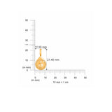 HARAKH Prosperity "Drops of JOY" Charm-Pendant in 18K Gold with Colorless Diamonds