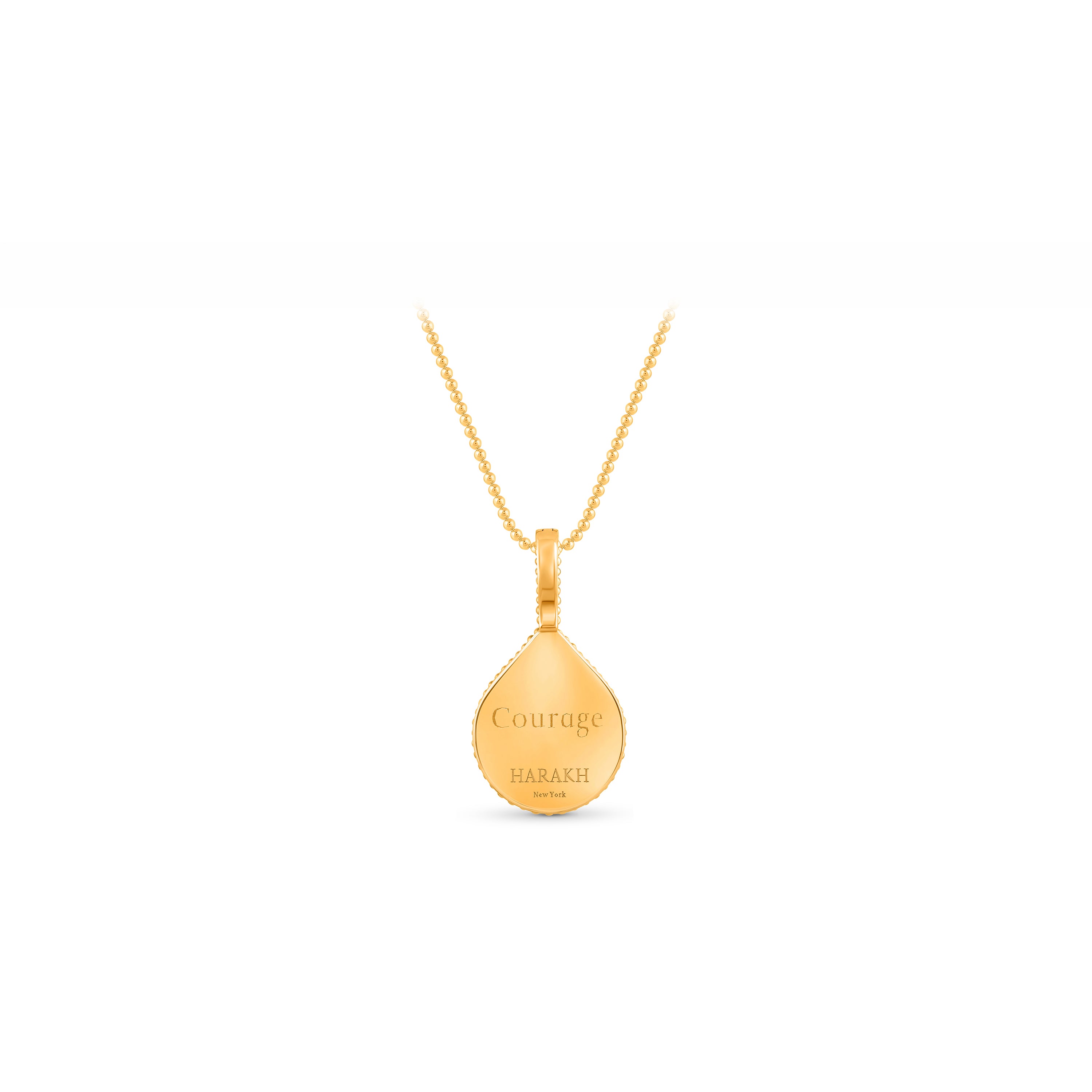 HARAKH Courage – Colorless Diamond Drops of JOY Charm Pendant