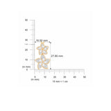 HARAKH Frangipani Double Flower Colorless Diamond Pendant