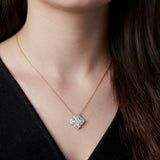 HARAKH Mandala Dome Motif Colorless Diamond Pendant  | GIA Jewelry Report