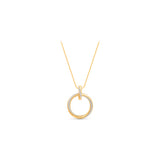 HARAKH Sunlight Auric Hemisphere Diamond Eternity Pendant | GIA Jewelry Report