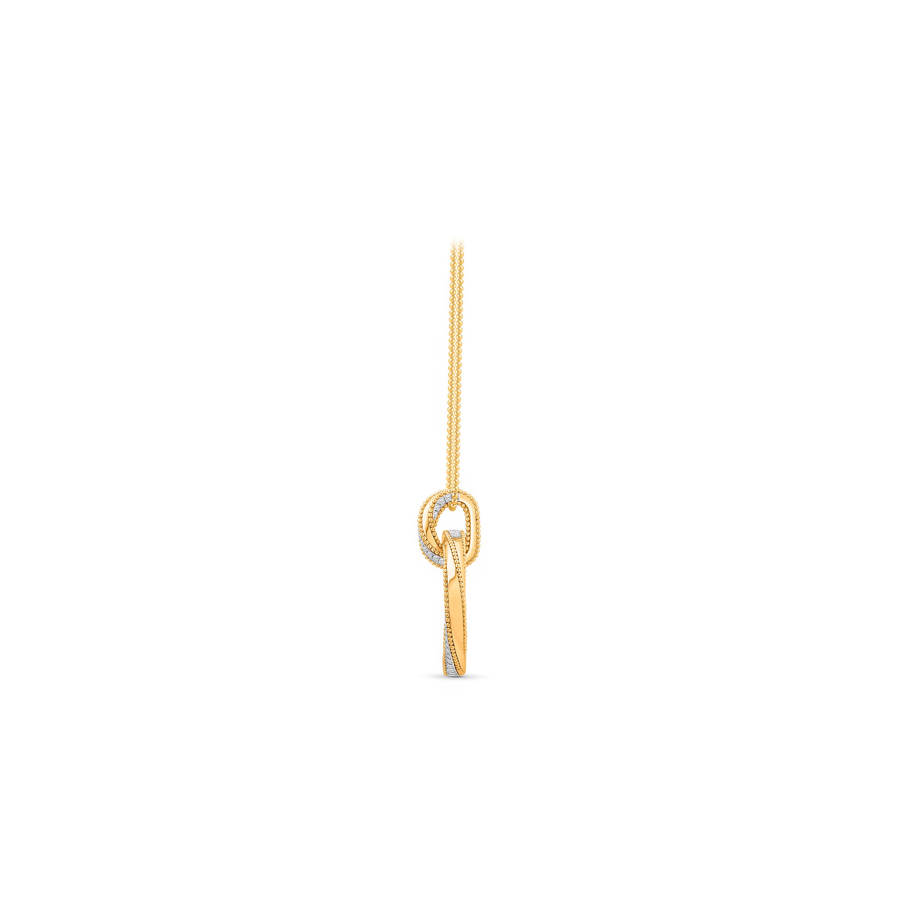 HARAKH Sunlight Auric Hemisphere Diamond Eternity Pendant | GIA Jewelry Report