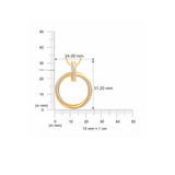 HARAKH Sunlight Auric Hemisphere Diamond Eternity Pendant | GIA Jewelry Report