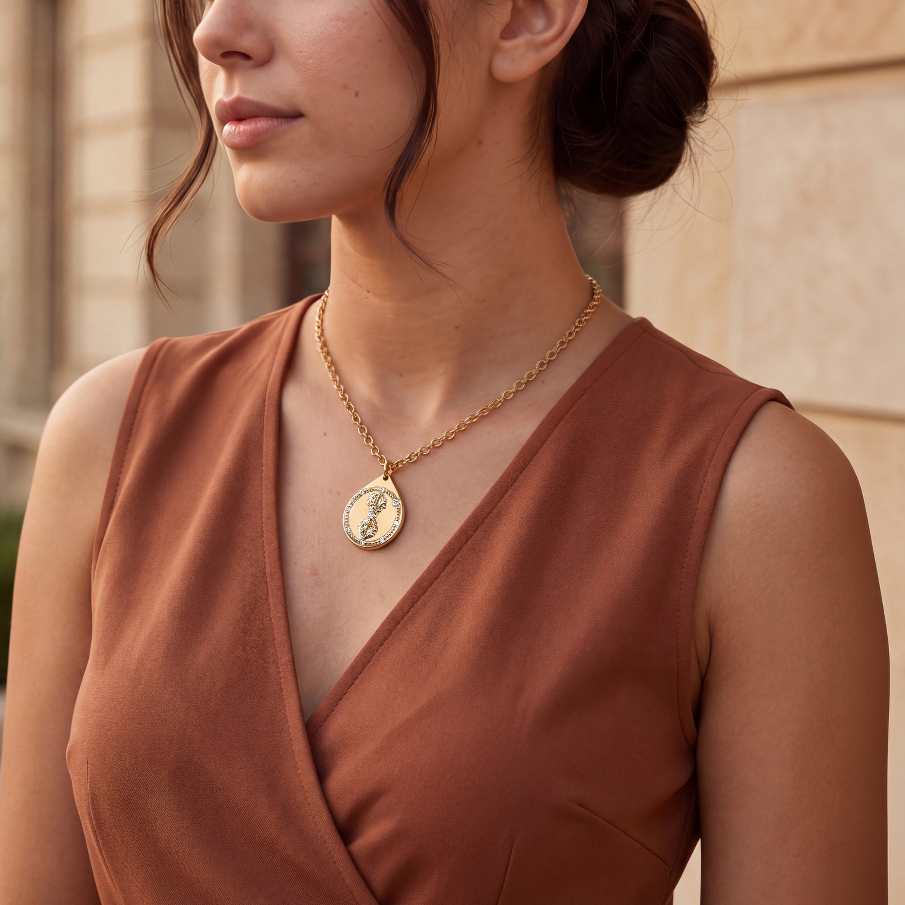 HARAKH Confidence Drops of JOY Colorless Diamond-Encrusted Pendant | GIA Jewelry Report