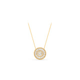 HARAKH 18 Karat Gold Colorless Diamond Sunlight Cluster Necklace