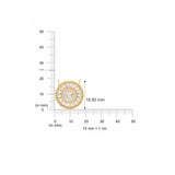HARAKH 18 Karat Gold Colorless Diamond Sunlight Cluster Necklace