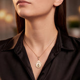 HARAKH Prosperity Colorless Diamond Drops of JOY Clip-Lock Pendant I GIA Jewelry Report