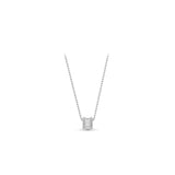 HARAKH 18 Karat Gold Colorless Baguette Diamond Sunlight Pota Necklace