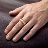 HARAKH Sunlight Rondell Colorless Diamond Eternity Ring with Auric Spheres | GIA Jewelry Report