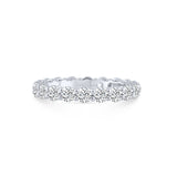 HARAKH 2 Carat Colorless Diamond Infinity JOY Solitaire Eternity Ring | GIA Report