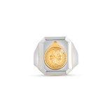 HARAKH Protection Two-Tone Geometric Men's Ring