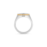 HARAKH Protection Two-Tone Teardrop Men's Ring