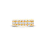 HARAKH Sunlight Soft Cut Full Eternity Colorless Diamond Band
