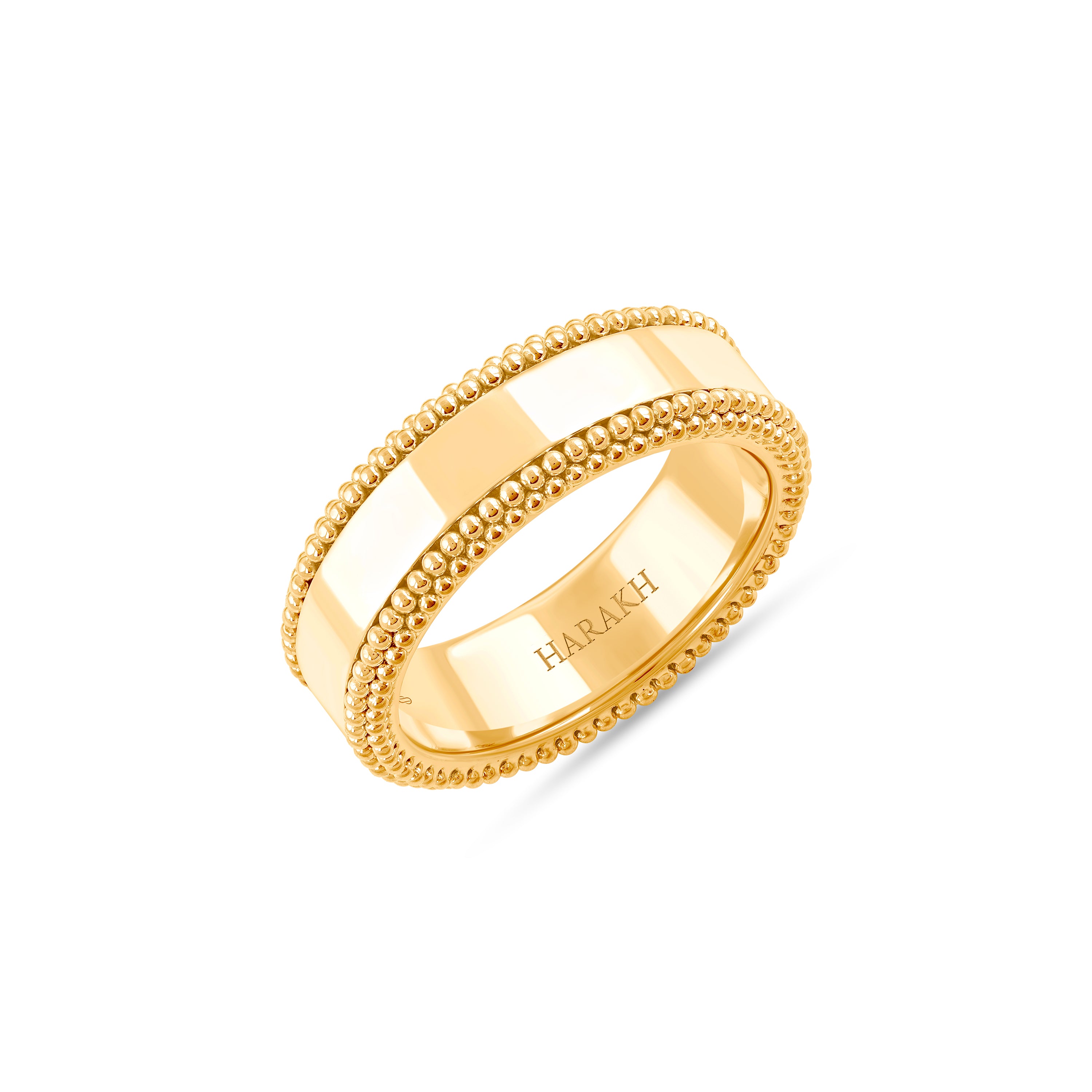HARAKH Sunlight Signature Auric Sphere – Pure Gold Ring