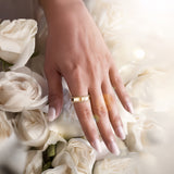HARAKH Sunlight Signature Auric Sphere – Pure Gold Ring