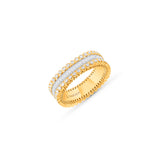 HARAKH 18 Karat Gold Colorless Baguette Diamond Sunlight Pota Band