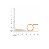 HARAKH 18 Karat Gold Colorless Baguette Diamond Sunlight Pota Band