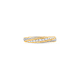 HARAKH 18 Karat Gold Colourless Baguette Diamond Sunlight Pota Band