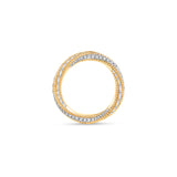 HARAKH 18 Karat Gold Colourless Baguette Diamond Sunlight Pota Band