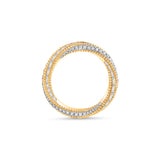 HARAKH Sunlight Auric Hemisphere Eternity Colorless Diamond Ring I GIA Jewelry Report