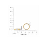 HARAKH 18 Karat Gold Colourless Baguette Diamond Sunlight Pota Band