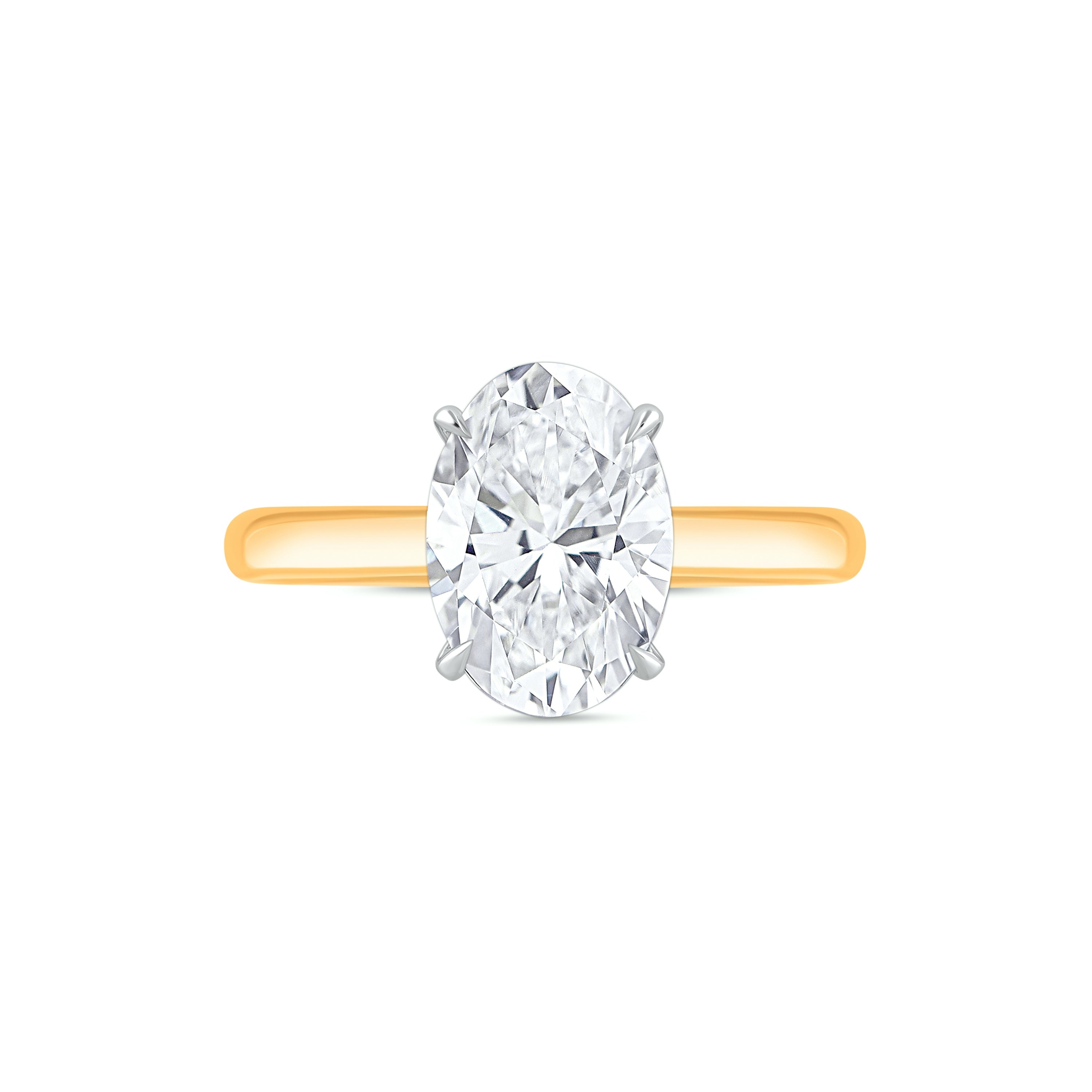 HARAKH 2 Carat Colorless Diamond Infinity JOY Solitaire Ring | GIA Report
