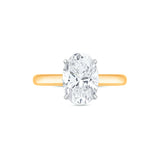 HARAKH 2 Carat Colorless Diamond Infinity JOY Solitaire Ring | GIA Report