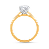HARAKH 2 Carat Colorless Diamond Infinity JOY Solitaire Ring | GIA Report