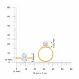 HARAKH 2 Carat Colorless Diamond Infinity JOY Solitaire Ring | GIA Report