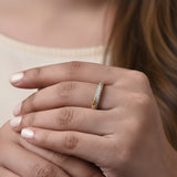 HARAKH Sunlight Colorless Diamond Soltwist Ring