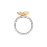HARAKH Frangipani Flower Colorless Diamond Ring