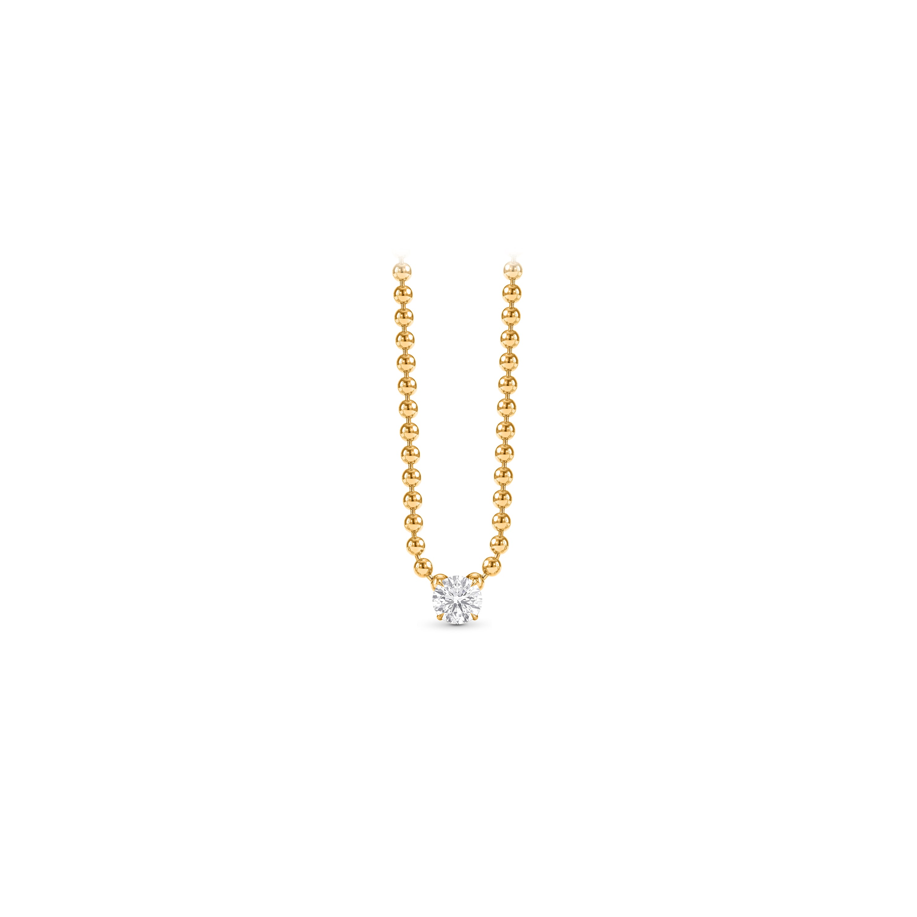 Infinity Joy Colorless Diamond Solitaire Pendant Necklace | GIA Report