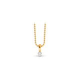 Infinity Joy Colorless Diamond Solitaire Pendant Necklace | GIA Report