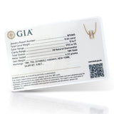 HARAKH Sunlight Rondell Eternity Pendant – Colorless Baguette Diamonds & Signature Auric Sphere in 18K Gold | GIA Jewelry Report