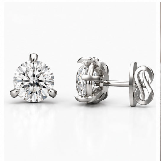 Infinity JOY Solitaire Stud | GIA Jewelry Report