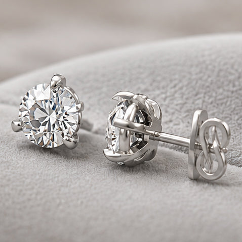 Infinity JOY Solitaire Stud | GIA Jewelry Report