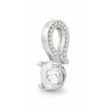Infinity Joy Colorless Diamond Clip-On Pendant | GIA Report